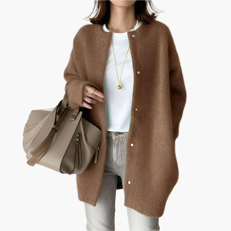 Dames Casual Elegante Gebreide Cardigan voor Dagelijks Gebruik