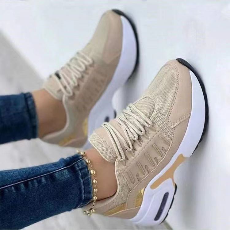 Linda – Casual Sneakers met Mesh en Veters