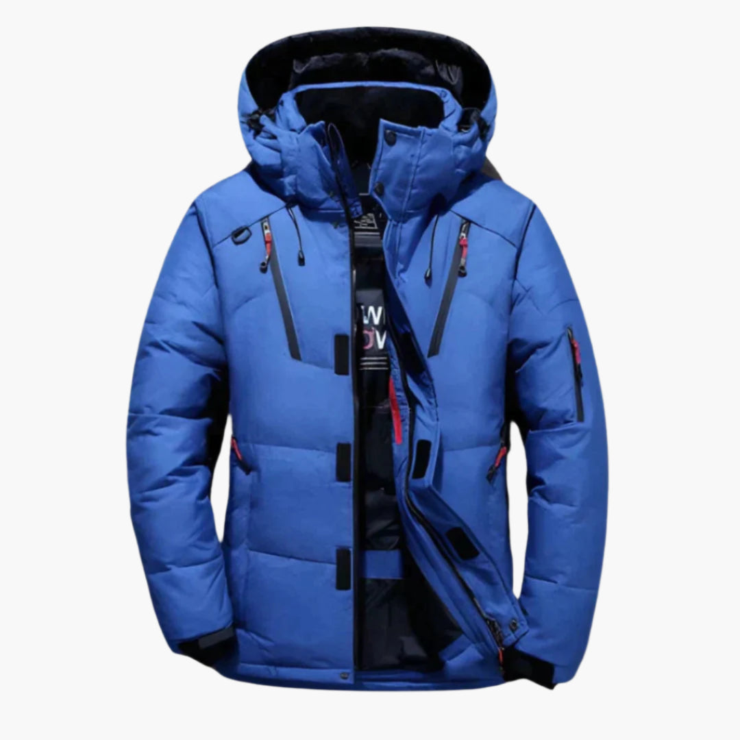 Heren Winterjas Gewatteerd – Sportief & Functioneel Outdoorjack voor Koude Dagen