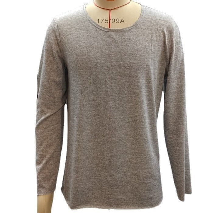 Micheal – Boho Losse Casual Lange Mouwen Kraag T-shirt