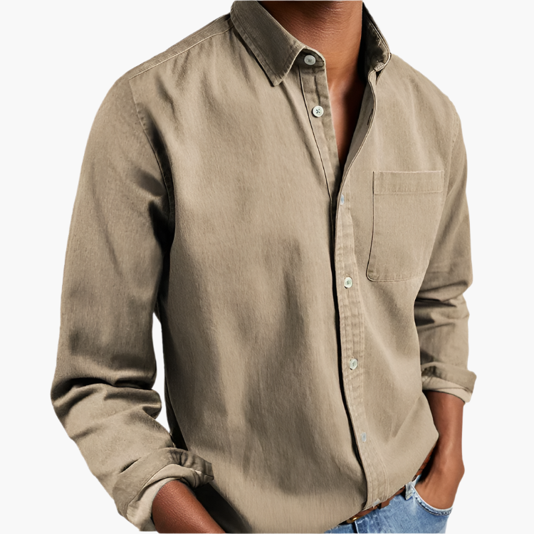 Heren Overhemd - Button-Down Stijl Casual & Modieus - Perfect voor Dagelijks Gebruik