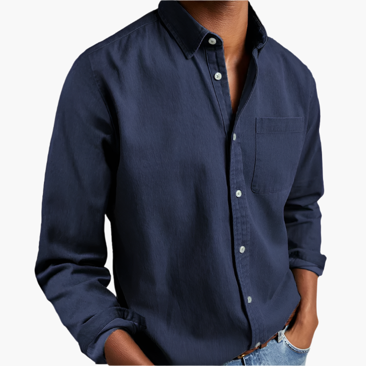 Heren Overhemd - Button-Down Stijl Casual & Modieus - Perfect voor Dagelijks Gebruik