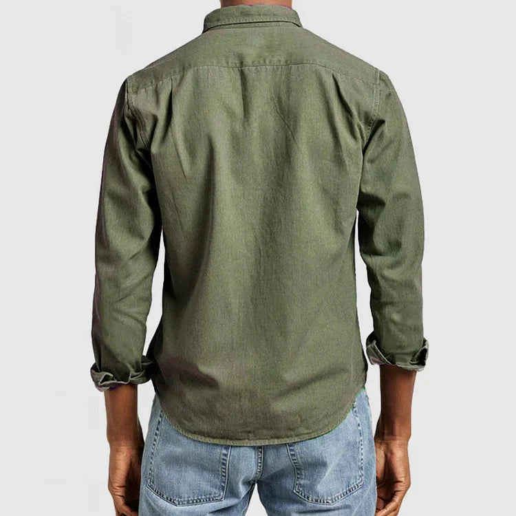 Heren Overhemd - Button-Down Stijl Casual & Modieus - Perfect voor Dagelijks Gebruik