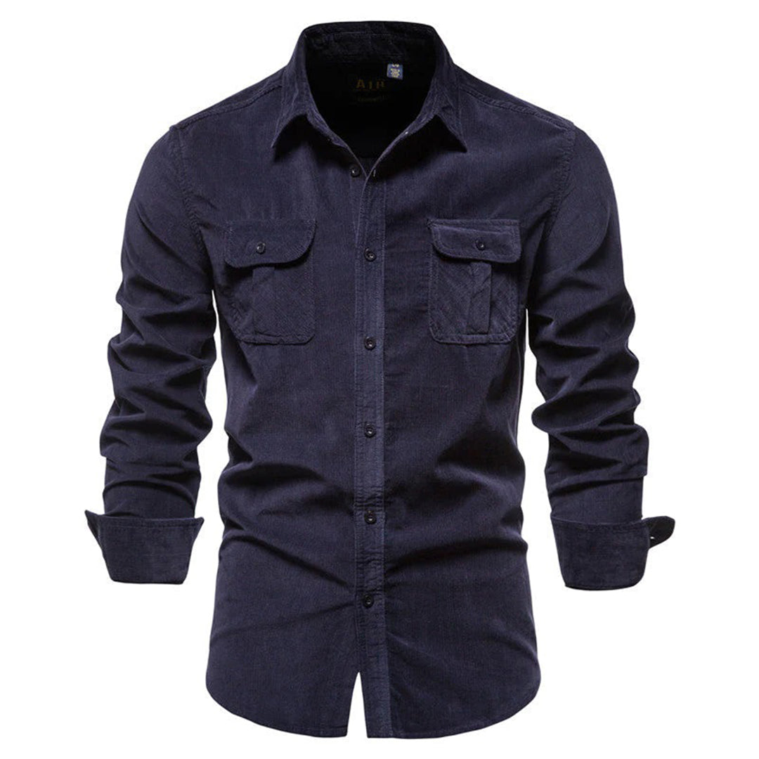 Heren Corduroy Overhemd – Casual & Stijlvol Overhemd voor Dagelijks Gebruik