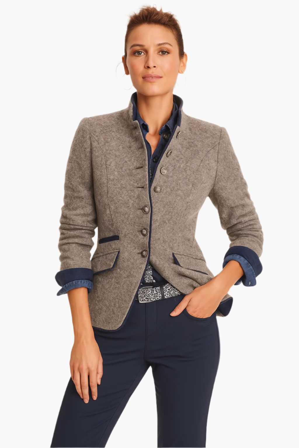 Dames Blazer Klassiek Modern – Stijlvolle Jas voor Zakelijk & Casual
