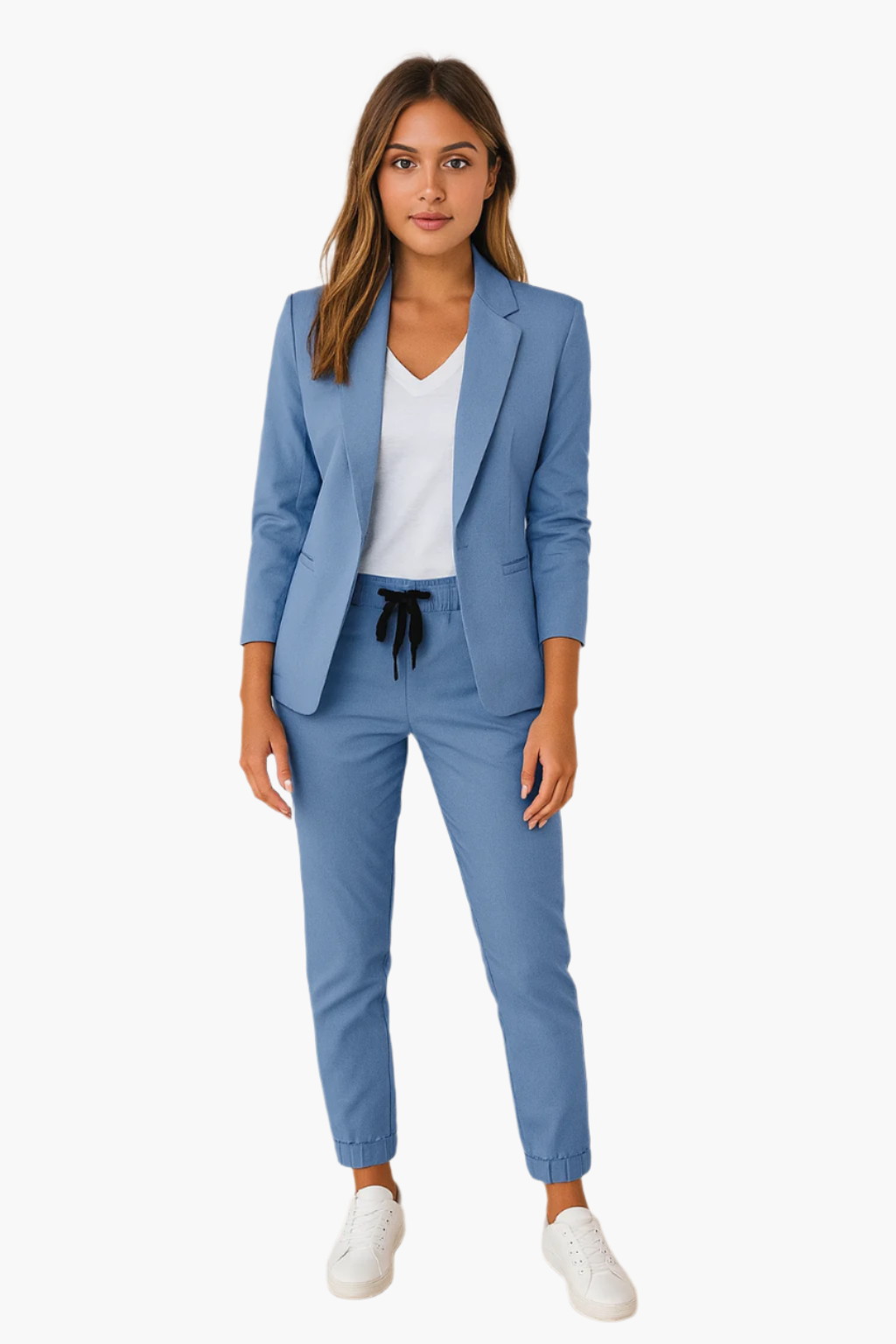 Dames Pak met Blazer en Broek in Moderne Pasvorm