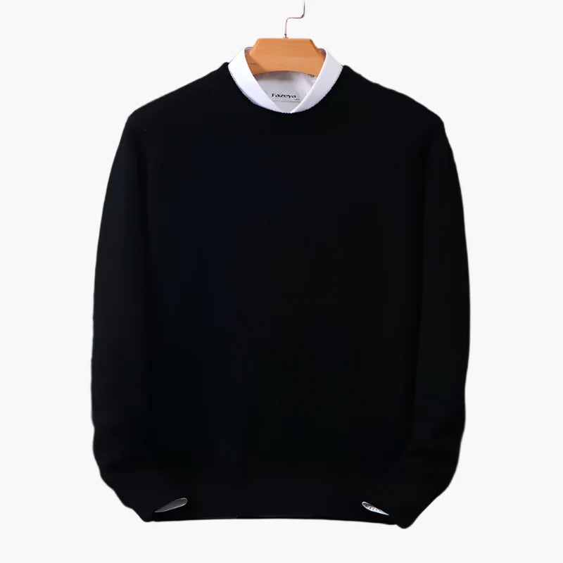 Heren Klassieke Pullover met Kraag – Stijlvolle Trui voor Zakelijk en Casual