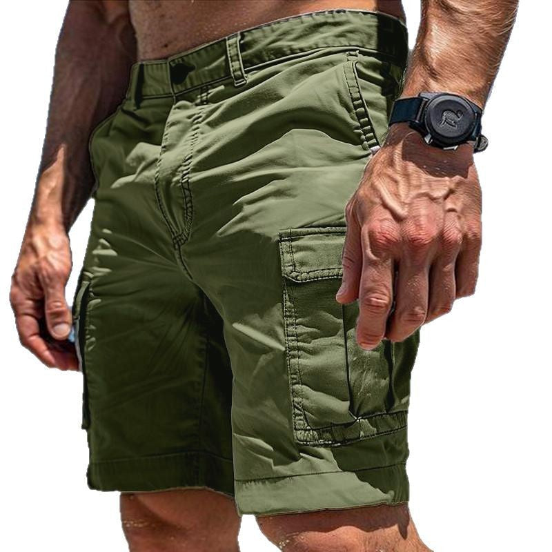 Heren Outdoor Cargo Shorts – Functionele Korte Broek met Zijzakken