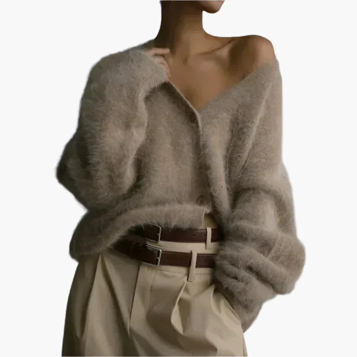 Dames Luxe Oversized Cardigan – Stijlvolle Comfortabele Trui voor Dagelijks Gebruik