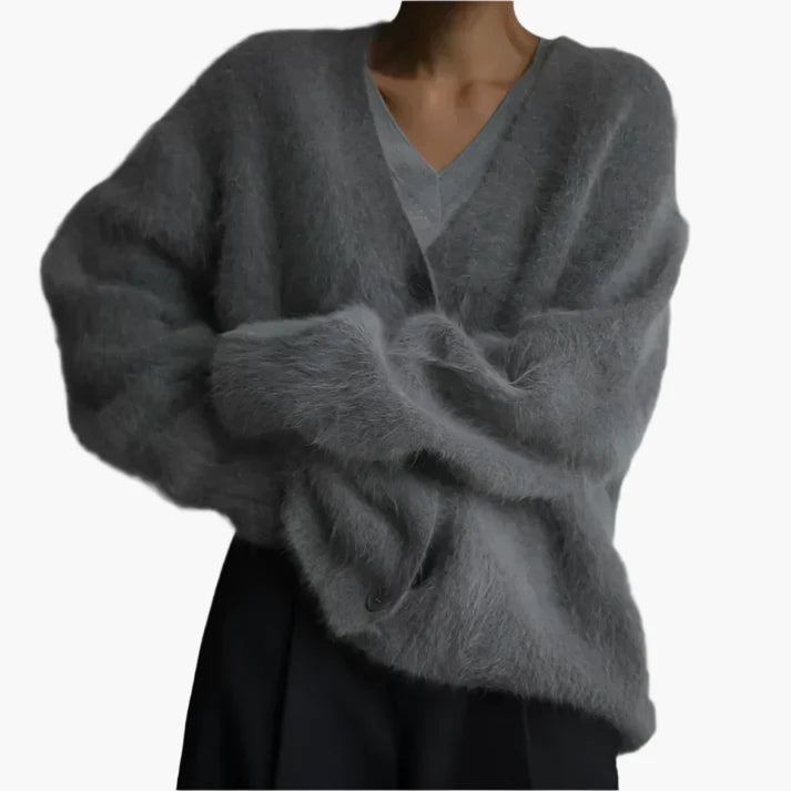 Dames Luxe Oversized Cardigan – Stijlvolle Comfortabele Trui voor Dagelijks Gebruik