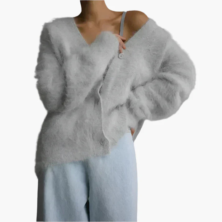 Dames Luxe Oversized Cardigan – Stijlvolle Comfortabele Trui voor Dagelijks Gebruik