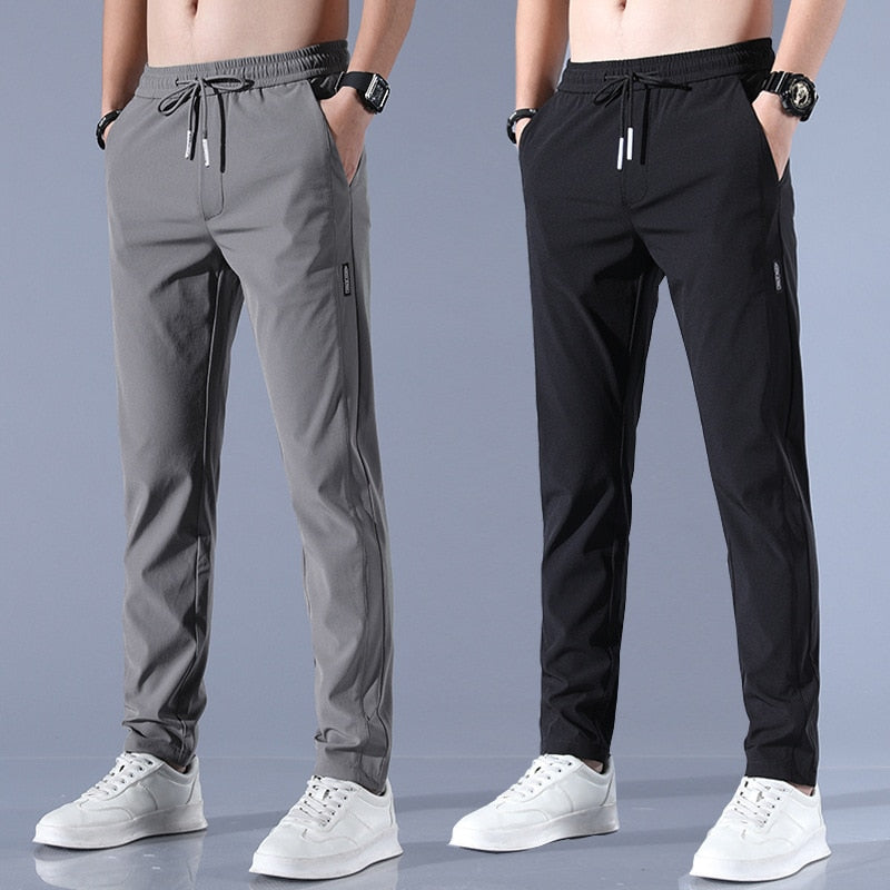 Heren Joggingbroek Slim Fit – Sportieve Casual Broek met Elastische Taille – Comfortabel en Ademend voor Dagelijks Gebruik
