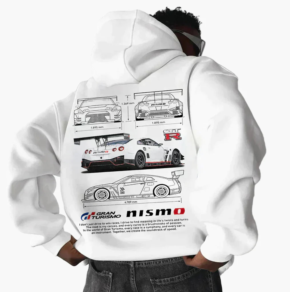 Unisex Porsche 911 GT3 RS Racing Hoodie – Sportieve Auto-Liefhebbers Hoodie voor Dames en Heren