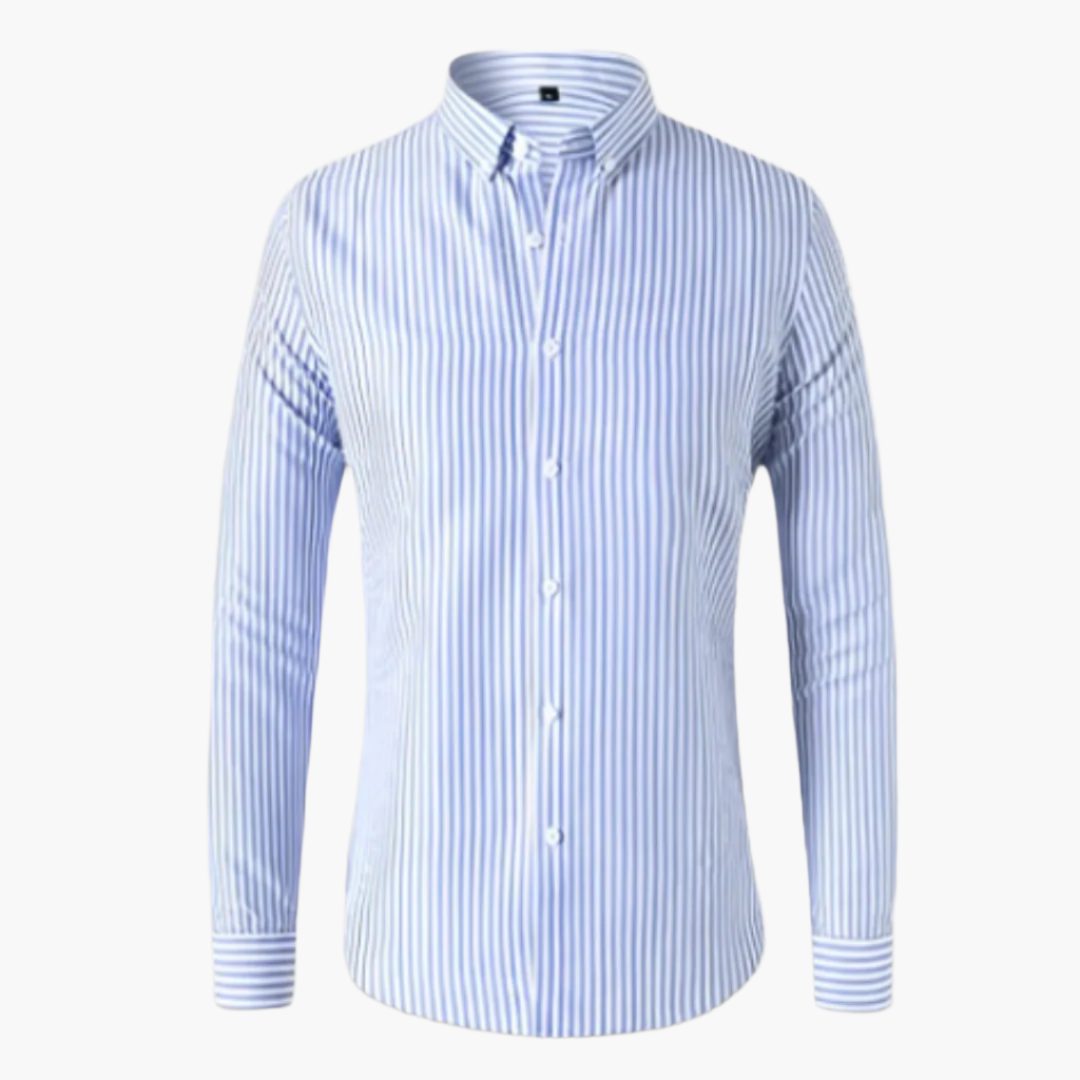 Heren Overhemd Gestreept Slim Fit – Stijlvol en Comfortabel voor Zakelijk & Casual