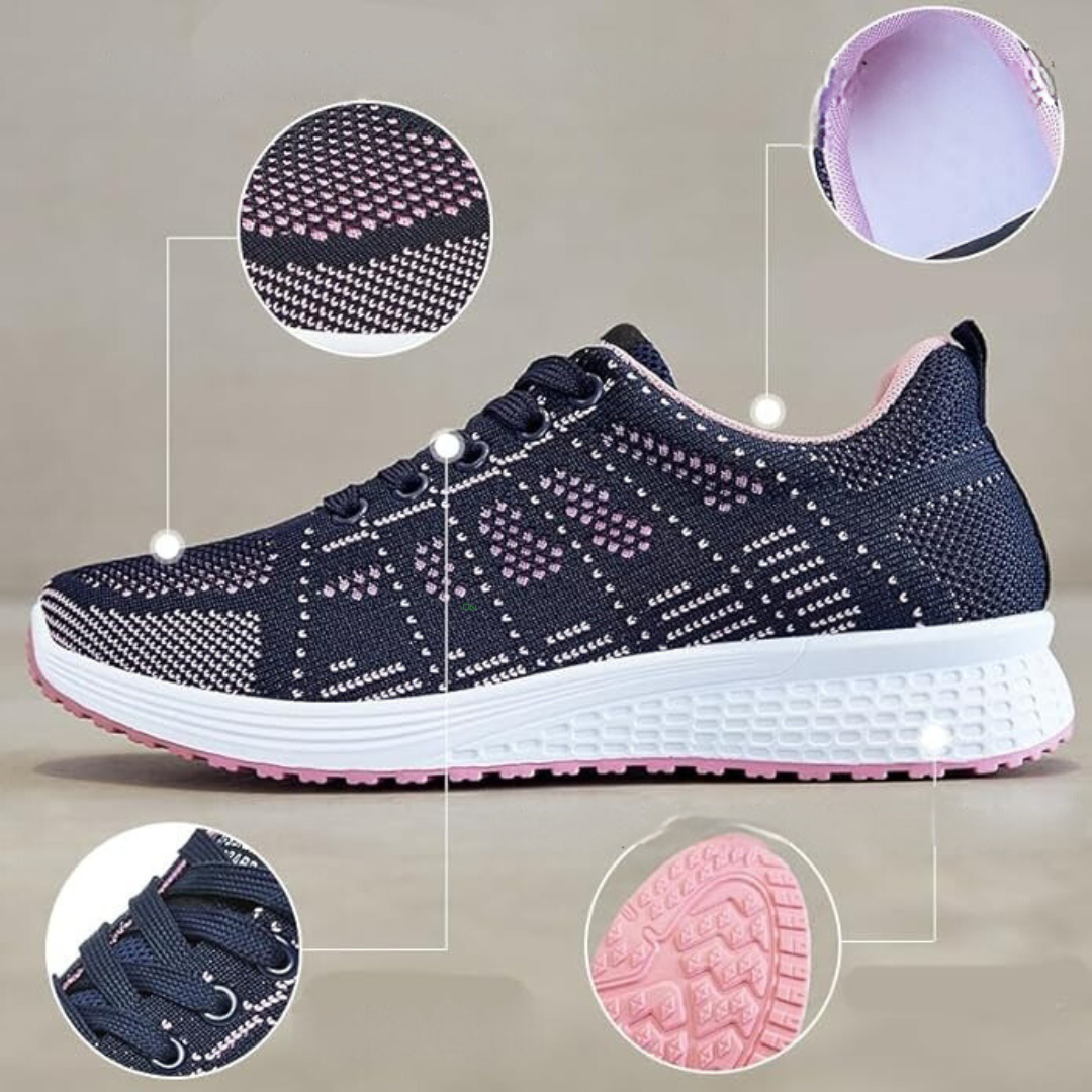Dames Sneakers Casual Ademend Comfort Sportieve Vrijetijdsschoen
