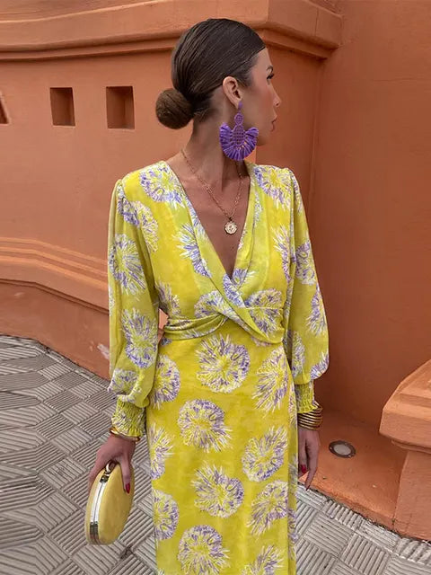 Lucy – Geometrische Print Jurk