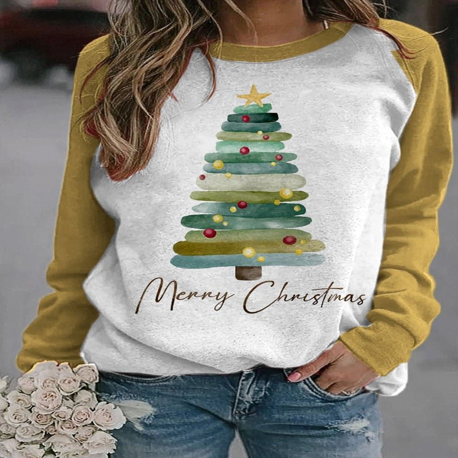 Katie – 3D Digitale Print Kersttrui Voor Dames