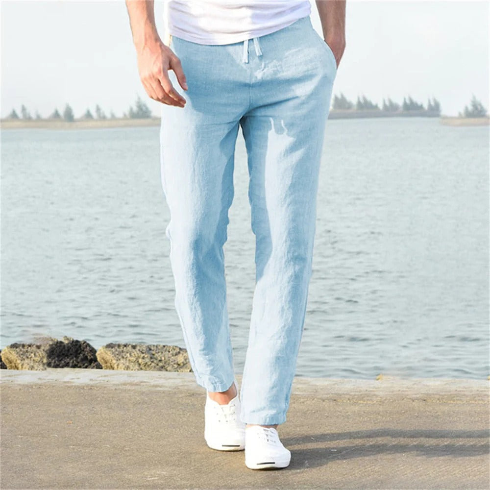 Heren Casual Zomerbroek met Relaxte Pasvorm – Perfect voor Vakantie of Vrije Tijd