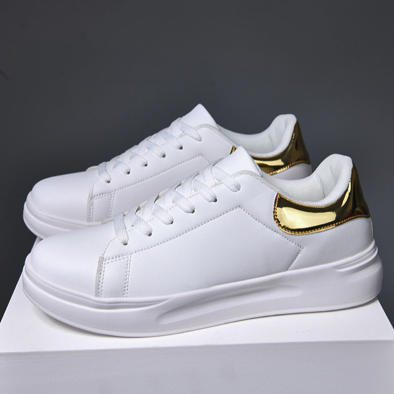 Norman – Grote Maat Witte Waterdichte Sneakers van Vegan Leer