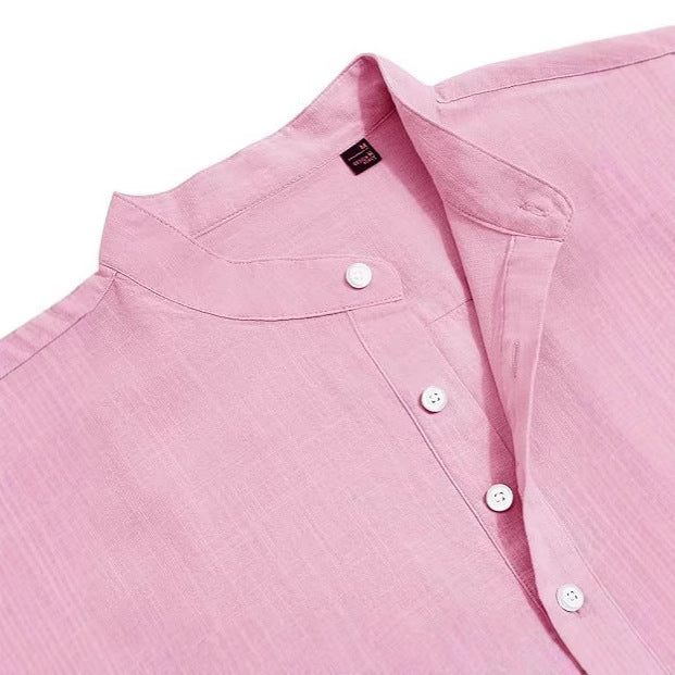 Francis – Slim Fit Katoenen Overhemd met Lange Mouwen