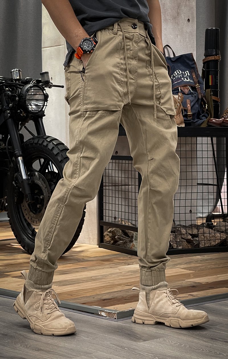 Heren Jogger Cargo Broek Streetwear Comfortabele Outdoor Stijl
