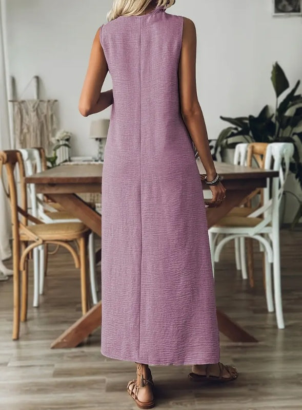 Sophia – V-Hals Lente en Zomer Jurk