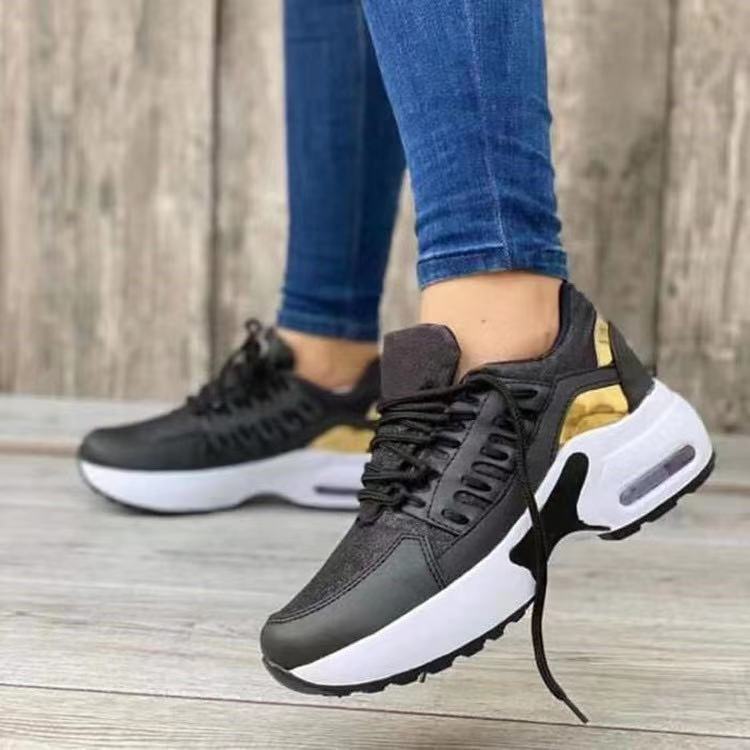 Linda – Casual Sneakers met Mesh en Veters