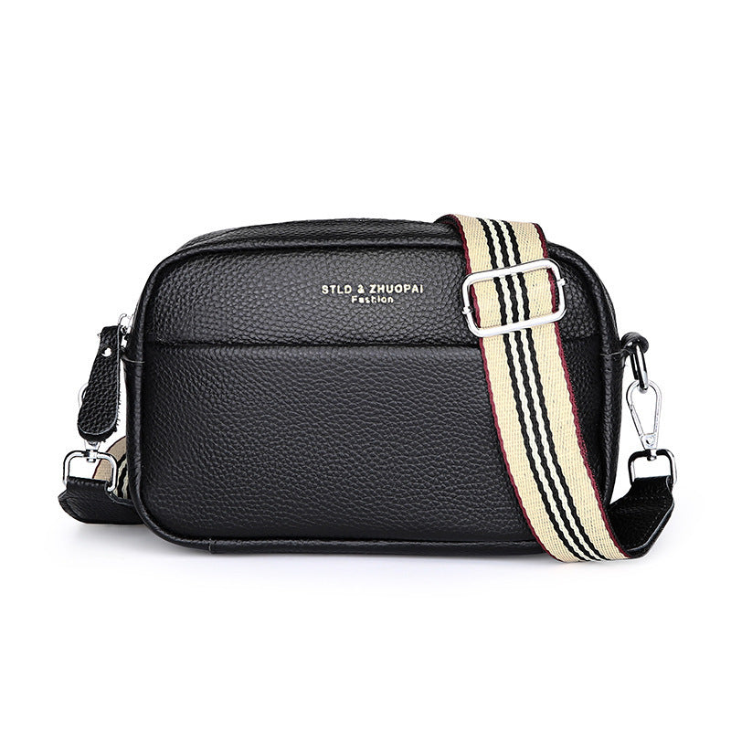 Dames crossbody schoudertas met brede band – Modieus en praktisch voor dagelijks gebruik