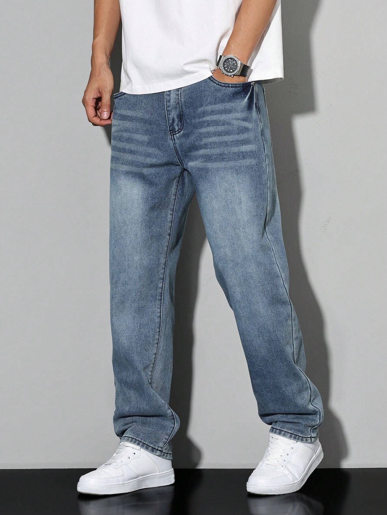 Heren Losse Casual Jeans Streetwear Comfortabele Spijkerbroek