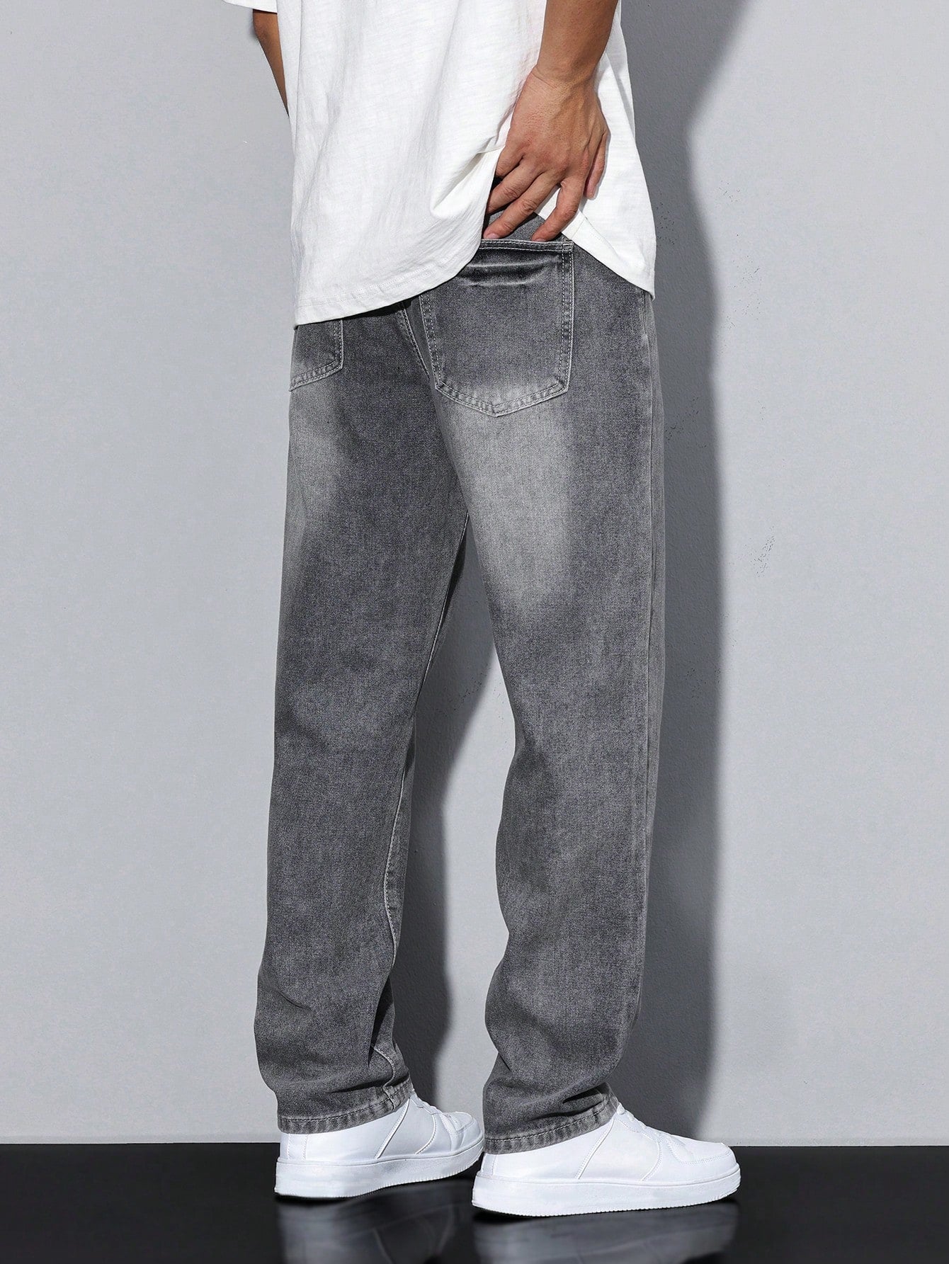 Heren Losse Casual Jeans Streetwear Comfortabele Spijkerbroek