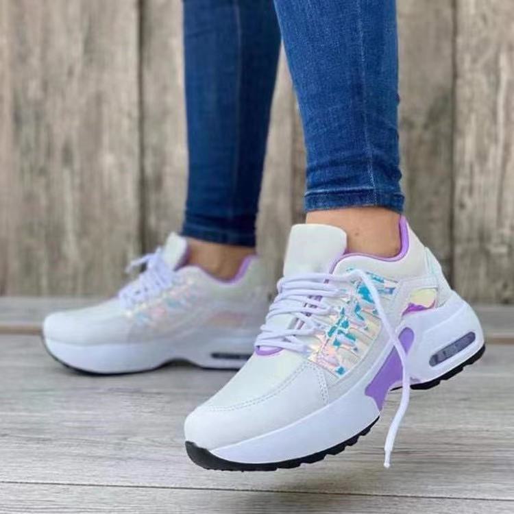 Linda – Casual Sneakers met Mesh en Veters