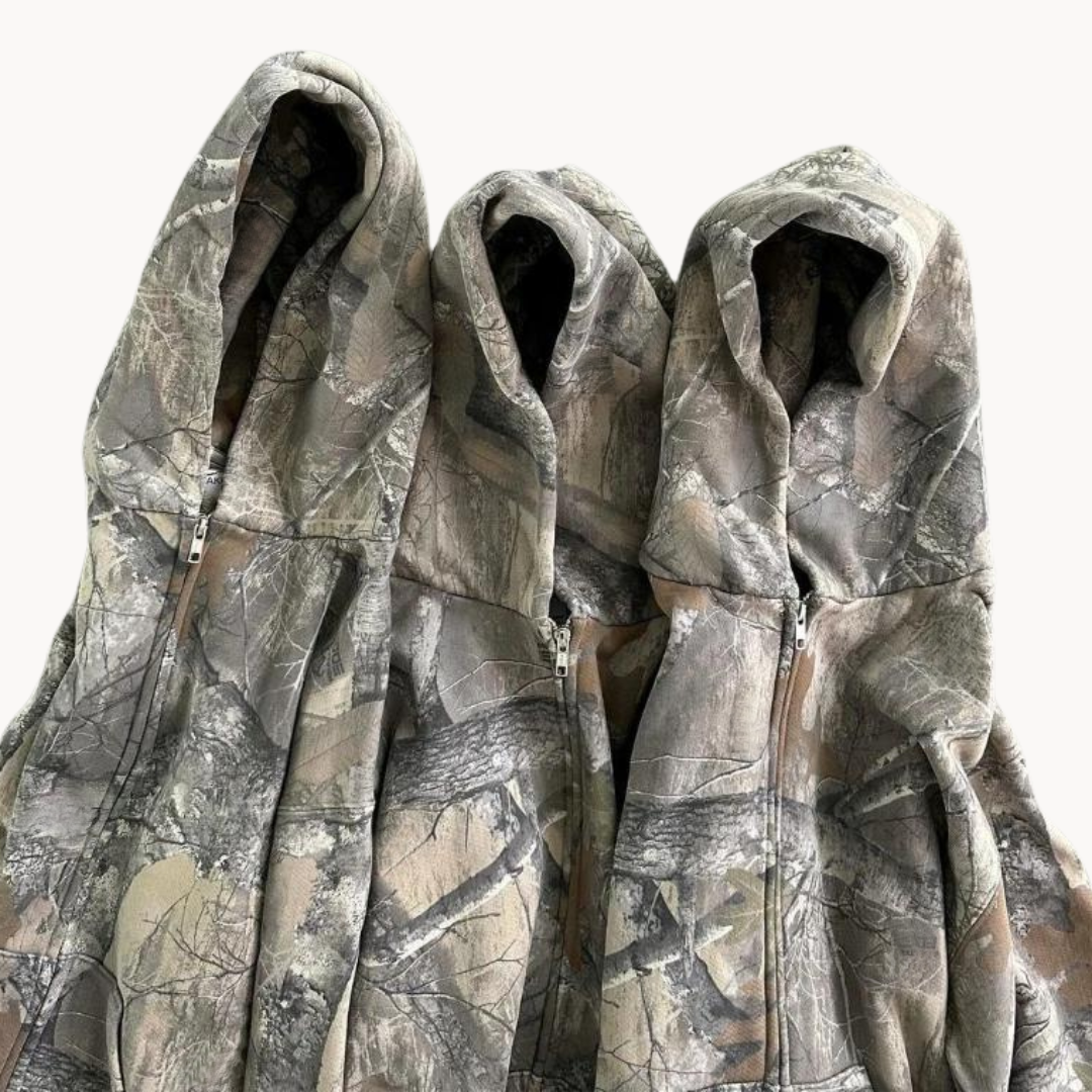 Unisex Oversized Camouflage Hoodie Streetwear | Comfortabele Vrijetijdstrui