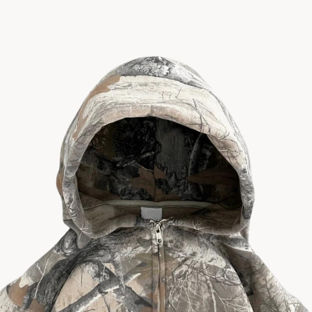 Unisex Oversized Camouflage Hoodie Streetwear | Comfortabele Vrijetijdstrui