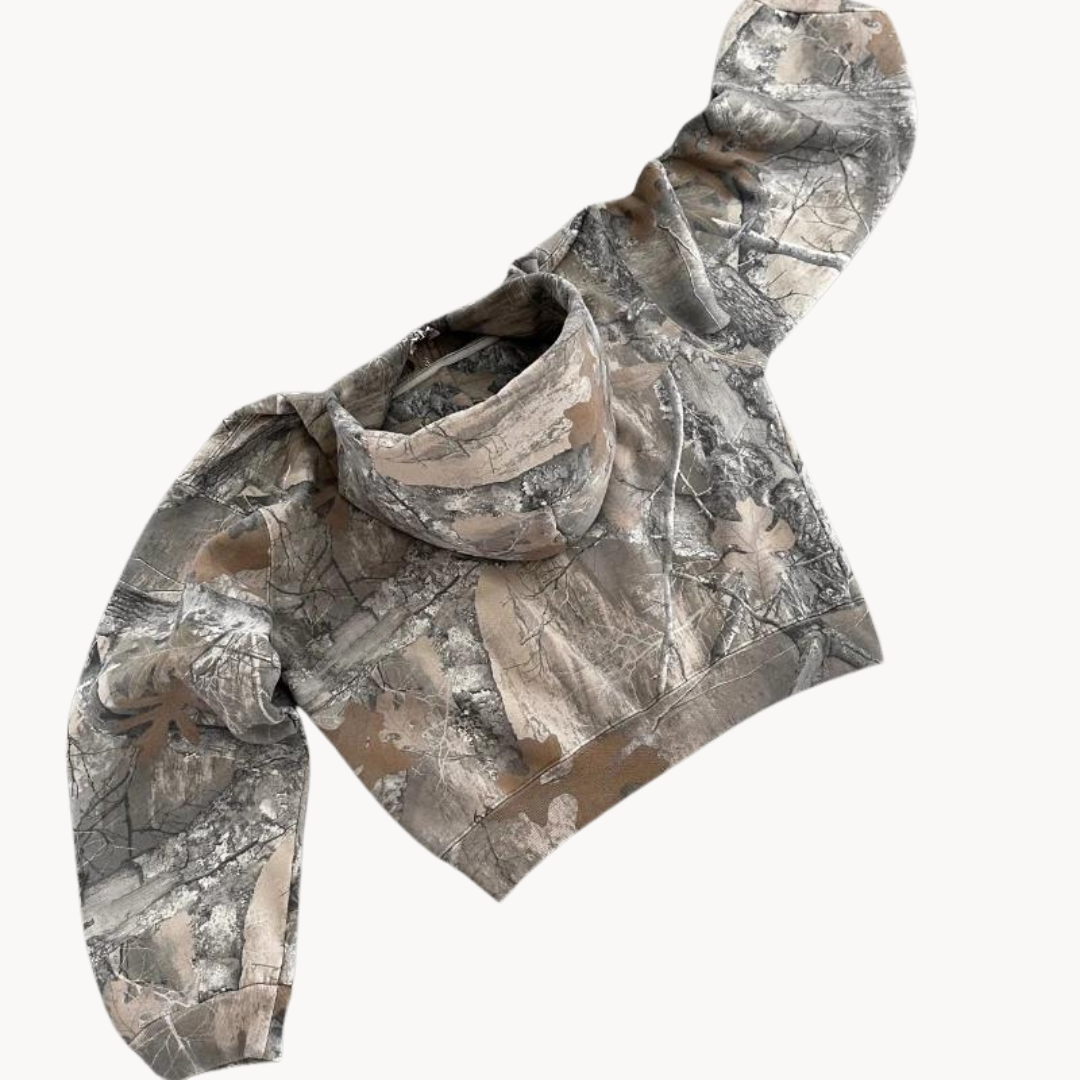 Unisex Oversized Camouflage Hoodie Streetwear | Comfortabele Vrijetijdstrui