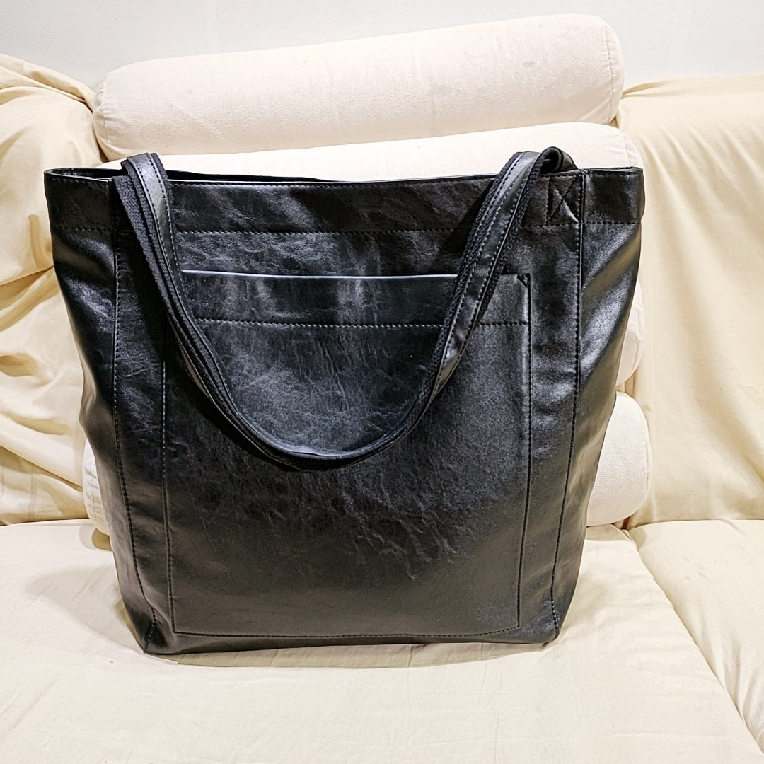 Natasha – Vintage Dames Schoudertas met Zakken