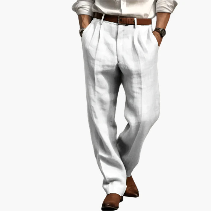 Heren Retro Chino Broek – Klassiek Comfort voor Casual en Zakelijk Gebruik