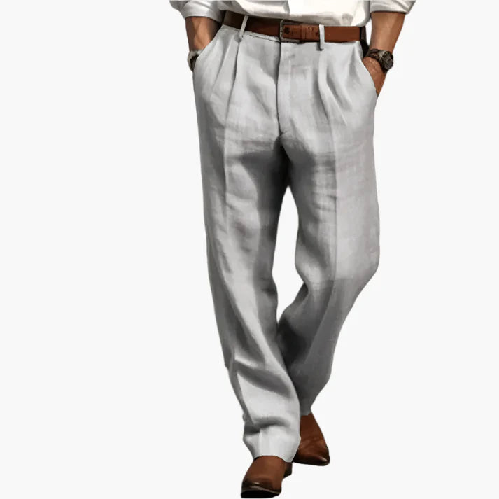 Heren Retro Chino Broek – Klassiek Comfort voor Casual en Zakelijk Gebruik