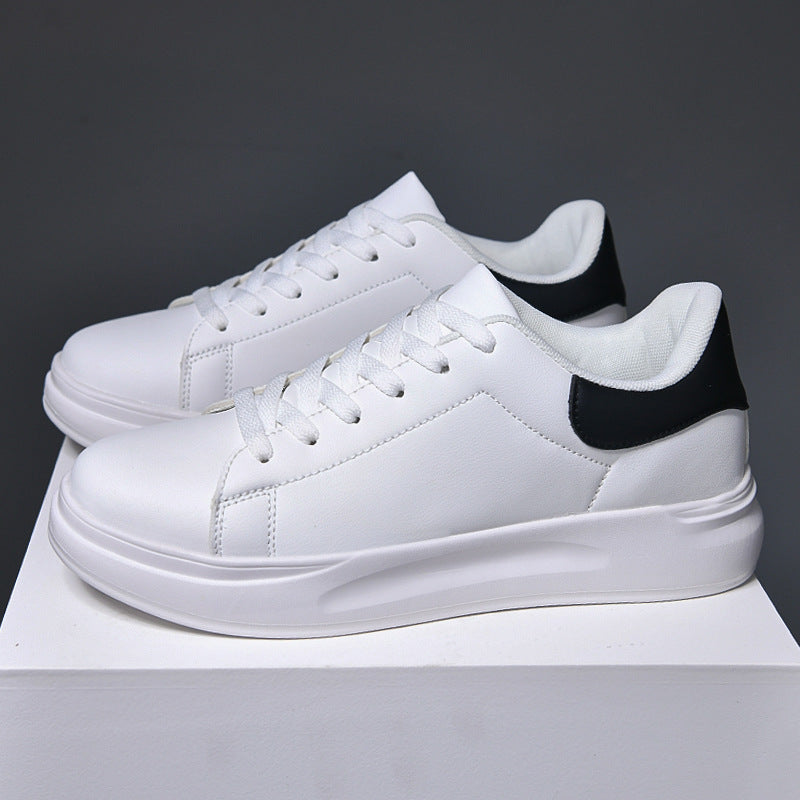 Norman – Grote Maat Witte Waterdichte Sneakers van Vegan Leer