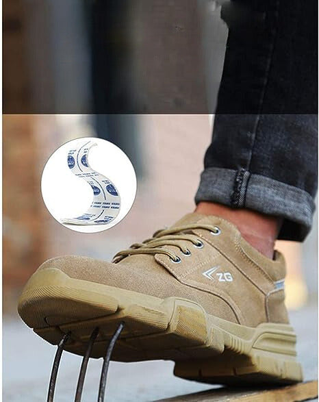 Heren Orthopedische Veiligheidssneakers voor Werk – Comfort & Bescherming – Sportieve Veiligheidsschoenen