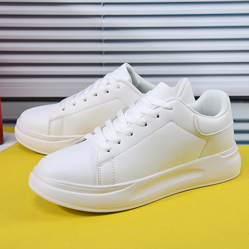 Norman – Grote Maat Witte Waterdichte Sneakers van Vegan Leer