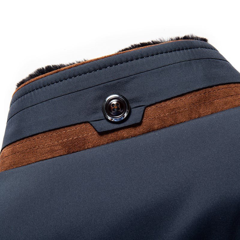 Heren Gewatteerde Stijlvolle Jas voor Winter – Moderne Slim Fit Outdoorjas