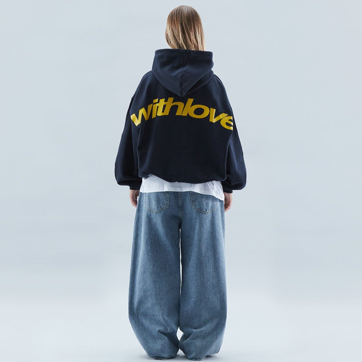 Dames Hoodie met Oversized Pasvorm en Statement Print