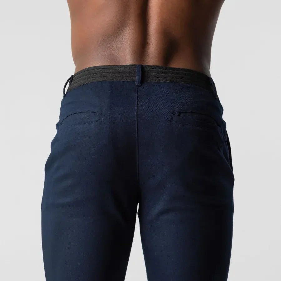 Heren Slim-Fit Chino Broek – Modern en Comfortabel voor Werk en Vrije Tijd