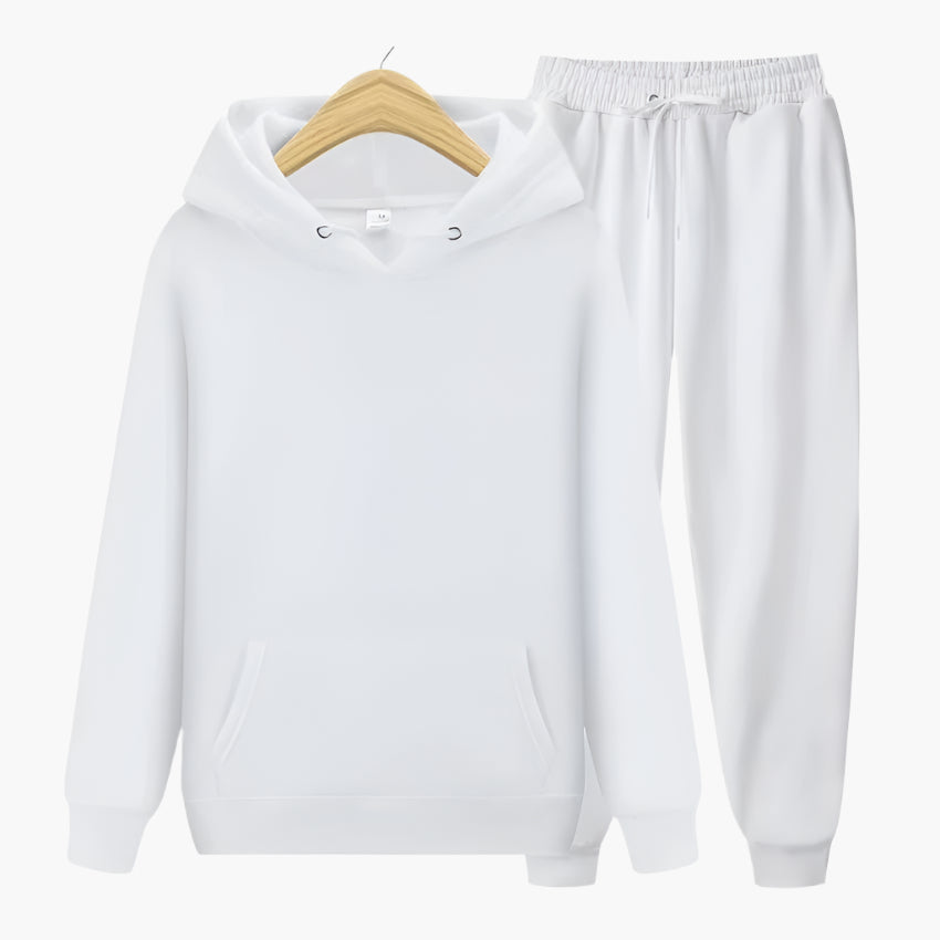Heren Joggingpak Hoodie & Joggingbroek Set – Comfortabel Lounge & Sportief Casual
