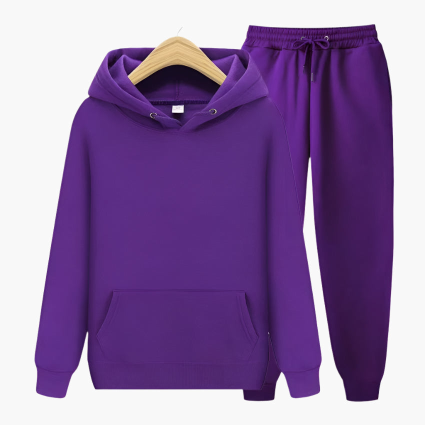 Heren Joggingpak Hoodie & Joggingbroek Set – Comfortabel Lounge & Sportief Casual