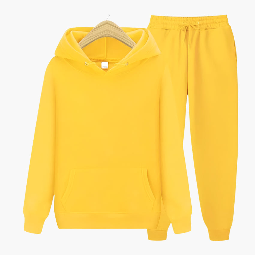 Heren Joggingpak Hoodie & Joggingbroek Set – Comfortabel Lounge & Sportief Casual