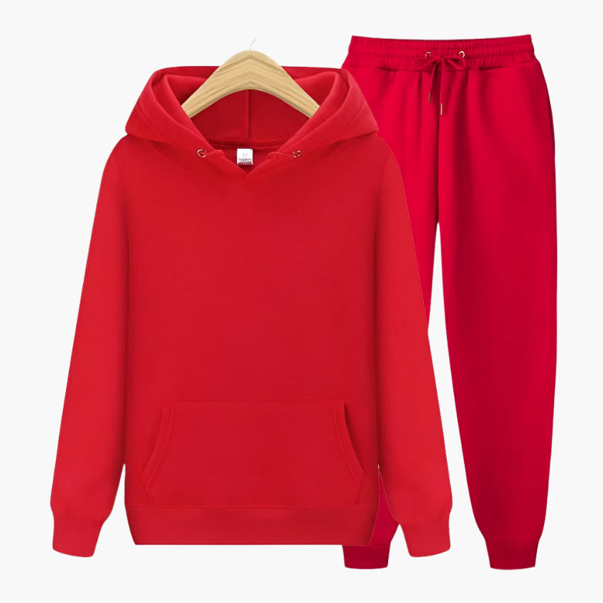 Heren Joggingpak Hoodie & Joggingbroek Set – Comfortabel Lounge & Sportief Casual