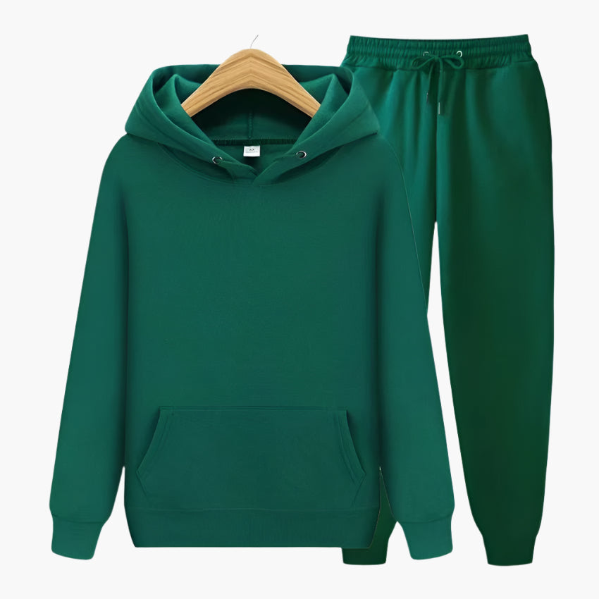 Heren Joggingpak Hoodie & Joggingbroek Set – Comfortabel Lounge & Sportief Casual