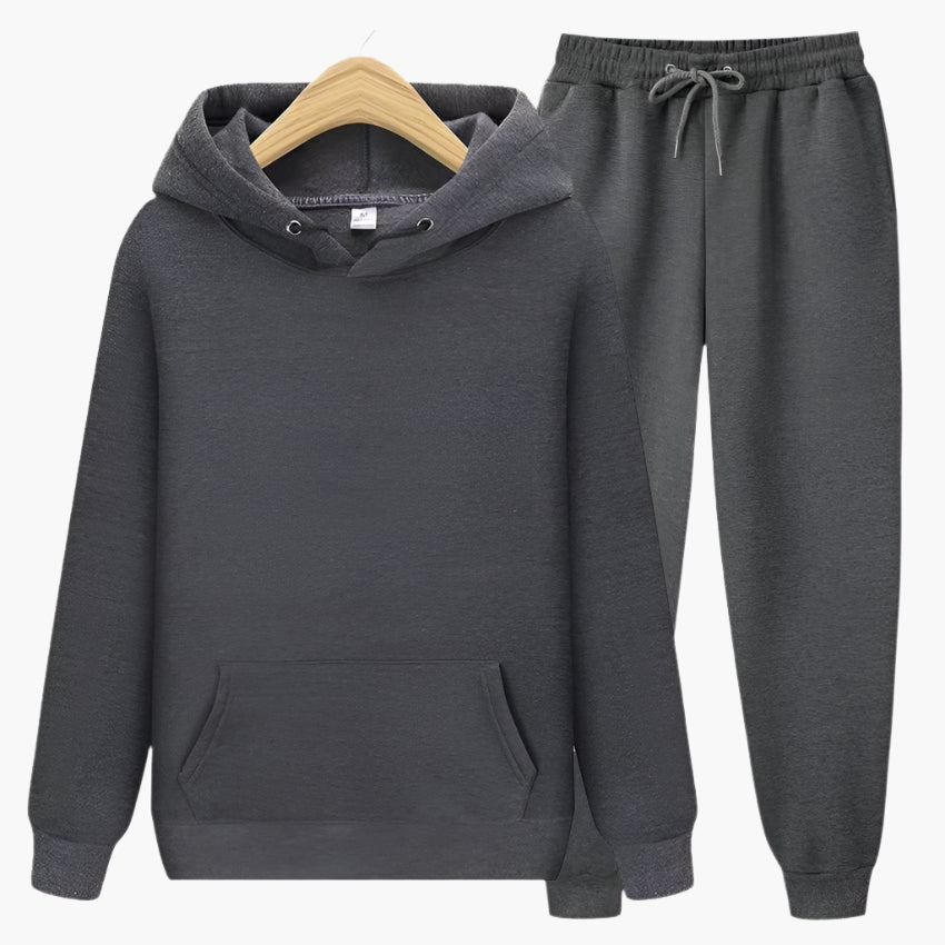 Heren Joggingpak Hoodie & Joggingbroek Set – Comfortabel Lounge & Sportief Casual