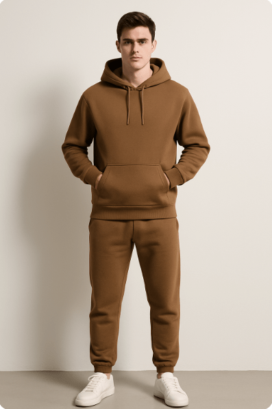 Heren Joggingpak Hoodie & Joggingbroek Set – Comfortabel Lounge & Sportief Casual